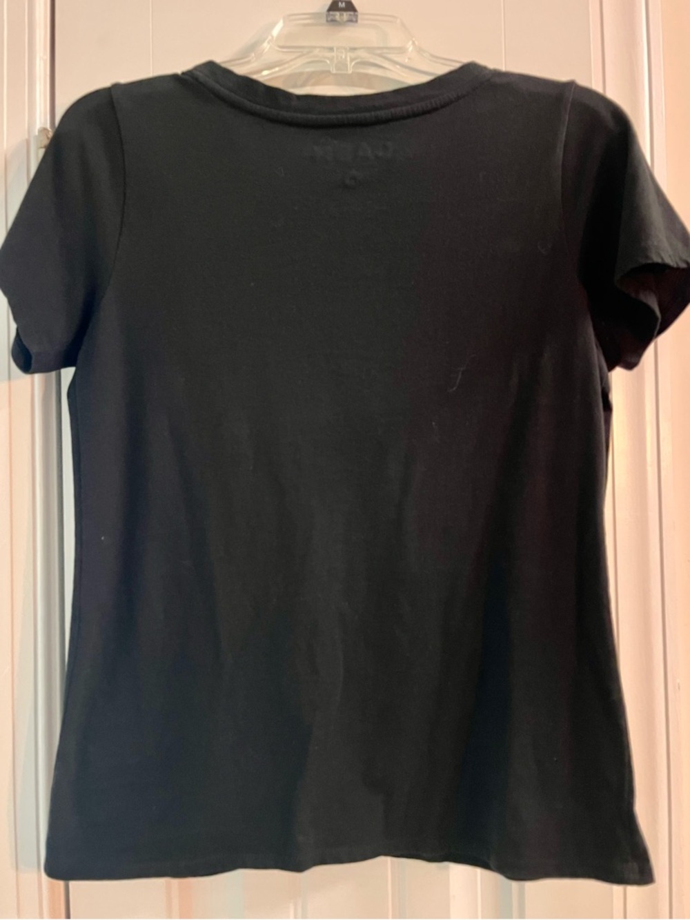John Cash Black Lace-Up Graphic Tee w/laces - Picture 4 of 4